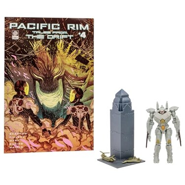 McFarlane Toys Pacific Rim Striker Eureka Jaeger 4 Scale Figure Playset with Comic