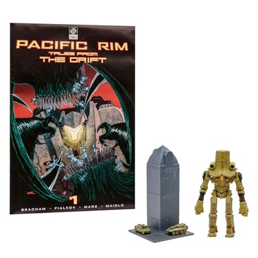 McFarlane Toys Pacific Rim Cherno Alpha Jaeger 4 Scale Figure Playset with Comic
