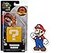 THE SUPER MARIO BROS MOVIE 125 inch Mini Figure with Question Block with Sticker Combo Pack Tanooki Mario