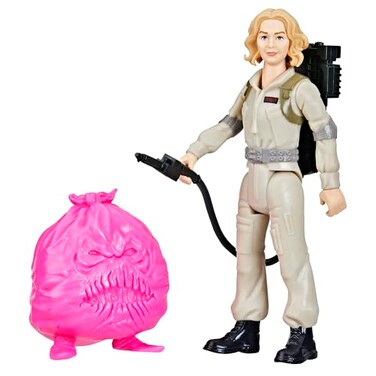 Ghostbusters Fright Features Callie Spengler Action Figure with EctoStretch Tech Possessor Ghost Toy Accessory Toys for Kids Ages 4
