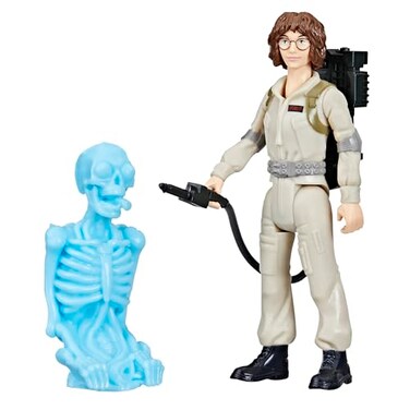 Ghostbusters Fright Features Phoebe Spengler Action Figure with EctoStretch Tech Bonesy Ghost Toy Accessory Toys for Kids Ages 4