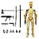FoxVilla Assembly Completed T13 Action Figure Titan 13 3D Printed Action Figure 3D Printed Titan13 Assembled Dummy 13 Lucky 13 Toy Figure