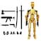 FoxVilla Assembly Completed T13 Action Figure Titan 13 3D Printed Action Figure 3D Printed Titan13 Assembled Dummy 13 Lucky 13 Toy Figure