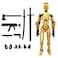 FoxVilla Assembly Completed T13 Action Figure Titan 13 3D Printed Action Figure 3D Printed Titan13 Assembled Dummy 13 Lucky 13 Toy Figure