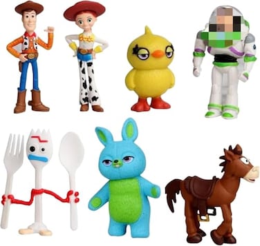 Hannahcos Action Figures Toys Set 1523 inches Tall Action Figures with Woody Buzz and Jessie Toy Anime Figurines Characters 7 Pack