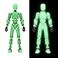 MerryXD T13 3D Action FigureAssembly Completed Dummy Nova Titan Lucky 13 Action Figure 3D Printed MultiJointed Movable Toy Grow in The Dark Green