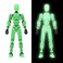 MerryXD T13 3D Action FigureAssembly Completed Dummy Nova Titan Lucky 13 Action Figure 3D Printed MultiJointed Movable Toy Grow in The Dark Green