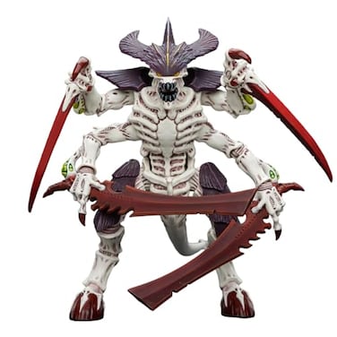 JOYTOY 118 Action Figure Warhammer 40000 Tyranids Hive Fleet Leviathan Tyranid Warrior with Boneswords 2 Collection Model Birthday Gifts JT8766 PreOrder