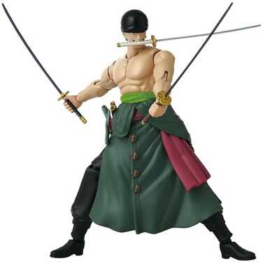 ANIME HEROES One Piece Roronoa Zoro Three Sword Style Action Figure
