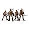 The Loyal Subjects Teenage Mutant Ninja Turtles BST AXN IDW Inspired Michelangelo Leonardo Donatello and Raphael Zombie Turtles 5inch Action Figure 4Pack