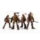 The Loyal Subjects Teenage Mutant Ninja Turtles BST AXN IDW Inspired Michelangelo Leonardo Donatello and Raphael Zombie Turtles 5inch Action Figure 4Pack
