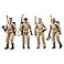 Ghostbusters Plasma Pack ORing Action Figure Set 40th Anniversary 375InchScale 9cm 4Pack Toys for Kids Ages 4 and Up