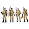 Ghostbusters Plasma Pack ORing Action Figure Set 40th Anniversary 375InchScale 9cm 4Pack Toys for Kids Ages 4 and Up
