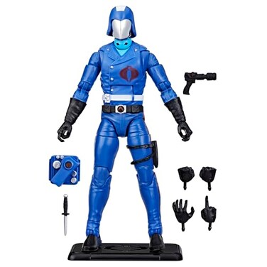 G.I. Joe GI Joe Classified Series Retro Cardback Cobra Commander Collectible 6 Inch Action Figure with 8 Accessories