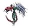 TAMASHII NATIONS YuGiOh GX Elemental Hero Flame Wingman Bandai Spirits SHMonsterArts Action Figure