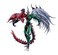 TAMASHII NATIONS YuGiOh GX Elemental Hero Flame Wingman Bandai Spirits SHMonsterArts Action Figure