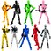 DANONI Assembly Completed Titan 13 Action Figures Nova 13 Action Figure 3D Printed Figure Set Dummy Robot 13 MultiArticular Action Figures for Desktop Decorations 9pcsAssembly Completed
