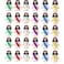 AKFAHOIF Mini Jesus Figures Set of 30pcs Action Figures Little Jesus Figures Tiny Jesus Figures to Hide and Seek Religious Gifts for Easter Egg Stuffers