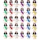 AKFAHOIF Mini Jesus Figures Set of 30pcs Action Figures Little Jesus Figures Tiny Jesus Figures to Hide and Seek Religious Gifts for Easter Egg Stuffers