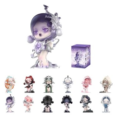POP MART SKULLPANDA The Sound Series Figures SKULLPANDA Blind Box Figures Random Design Action Figures Collectible Toys Home Decorations Holiday Birthday Gifts Single Box