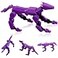 oyeftp Assembly Completed Titan13 Action Figure Set Robot Dog Action Figure 3D Printed robo Dogs MultiJoint Movable Robot Dogs Dummy Dog Gift for Collectors Desktop DecorationsPurple