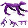 oyeftp Assembly Completed Titan13 Action Figure Set Robot Dog Action Figure 3D Printed robo Dogs MultiJoint Movable Robot Dogs Dummy Dog Gift for Collectors Desktop DecorationsPurple