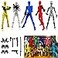Rugwun Assembly Completed Titan13 Action Figure SetUpgrade Lucky Robot 13 Action Figures3D Printed MultiJointed MovableNova 13 Action Figure for Collectors Desktop Decorations Assembly completed5pcs