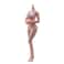 SOUFORCE 16 Scale Super Flexible Female Body 12 Pale Skin Large Bust Seamless Miniature Action Figure Body Doll Collection Without Head Sculpt