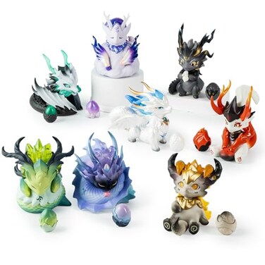 BEEMAI Mythical Beasts Administration Together with Loong Series 1PC Blind Box Figures Random Design Cute Figures Collectible Toys Birthday Gifts