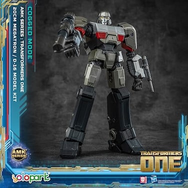 YOLOPARK Transformers One Megatron D16 Cogged Mode Action Figure787 Inch Highly Articulated Megatron Transformer Toys Gifts for Kids Ages 8 and UpNo Converting
