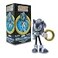 Just Toys LLC Sonic The Hedgehog Buildable Figure Black White Limited Edition 4 Collectible Toy with Moveable Arms Accessories Gold Ring Chaos Emerald
