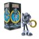 Just Toys LLC Sonic The Hedgehog Buildable Figure Black White Limited Edition 4 Collectible Toy with Moveable Arms Accessories Gold Ring Chaos Emerald