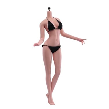 SOUFORCE 16 Scale Flexible Female Body 12 Normal Skin Makeup Details Seamless Action Figure Body Doll Collection Miniature Figure Body Without Head Sculpt
