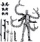 PkghoKids 72 Inch T13 Assembly Completed Action Figure AccessoriesT13 MultiJointed Movablefor Collectors Desktop Decorations t13 Movability 3D Printed Toys