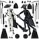 SANSGOUP Titan 13 Action Figure Set Assembly Completed 3D Printed MultiJointed Movable T13 Lucky13 Dummy Mobile Robot Nova 13 Action Figures Desktop Decorations for Game Lovers Toy WhiteBlack