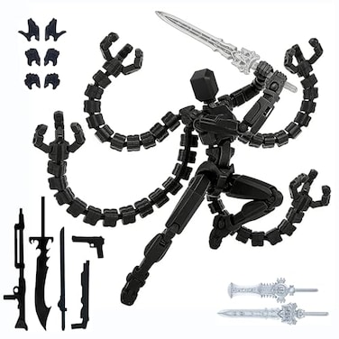 SGYYSG T13 Assembly Completed Action Figure T 13 3D Printed Toys The Premium Action Figures for SciFi EnthusiastsFour Claws Robot72 Inch Black