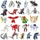 TwCare Set of 23 Monster x Kong The New EmpireMini Dinosaur Dragon Toys Action Figures Evolved Basic Exquisite Battle Roar BEAST Glove Shimo Frost Bite Mecha King Ghidorah Cake Toppers Pack