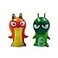 SLUGTERRA Mini Collectible Figurines Includes 2 Figures Featured in Epic Series Tormato Lariat Characters Toy for Kids Teens 2Pack