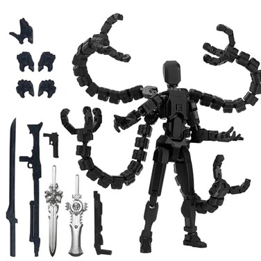 PkghoKids Assembly Completed T13 72inch Action Figure 3D Printed MultiJointed Movable T13 Nova 13 Robot 13 Action Figure Desktop Decorations for Game Lovers