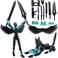 masijssa T13 3D Action Figures Set Titan 13 Action Figure Dummy 3D Printed Robo MultiJointed Movable Toy with Full Articulation for Collectors Desktop Assembly Completed Black Blue Figure Dog