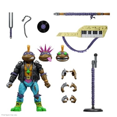 Super7 Teenage Mutant Ninja Turtles ULTIMATES Wave 07 Punk Rock Donatello Action Figure