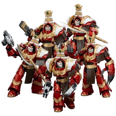 JOYTOY Warhammer 40K Thousand Sons 5Pcs Sekhmet Terminator Cabal 118 Scale Action Figure Mecha Joy Toy Collection Model 535in