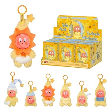 POP MART We are Twinkle Twinkle SeriesPlush Pendant Blind Box 6PCs Twinkle Twinkle Blind Box Figures Random Design Action Figures Collectible Toys Home Decorations Whole Set