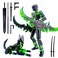 ROBTDUUMY T13 3D Action Figure Set Assembly CompletedDummy Robot Titan 13 Action Figures3D Printed Toys MultiJointed Movable BlackGreen