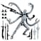 SGYYSG T13 Assembly Completed Action Figure T 13 3D Printed Toys The Premium Action Figures for SciFi EnthusiastsFour Claws Robot72 Inch Grey