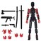 FoxVilla Assembly Completed T13 Action Figure Titan 13 3D Printed Action Figure 3D Printed Titan13 Assembled Dummy 13 Lucky 13 Toy Figure