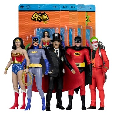 McFarlane Toys DC Retro 6 Pack Batman 66 Comic 6in Action Figure