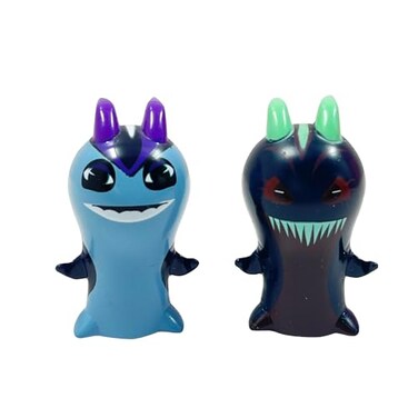 SLUGTERRA Mini Collectible Figurines Includes 2 Figures Featured in Epic Series Flatulorhinkus Tempesto Characters Toy for Kids Teens 2Pack