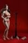 Lmzauet 16 Scale Female Body Super Flexible Seamless Action Figure S39 Suntan Skin with Head Large Bust Plump Body Type