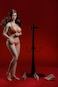 Lmzauet 16 Scale Female Body Super Flexible Seamless Action Figure S39 Suntan Skin with Head Large Bust Plump Body Type